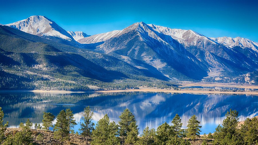 Twin Lakes beneath Mount Elbert
